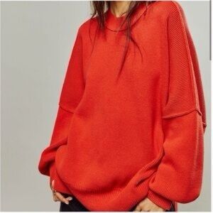Free People - Easy Street Tunic (Flame /Orange Red)